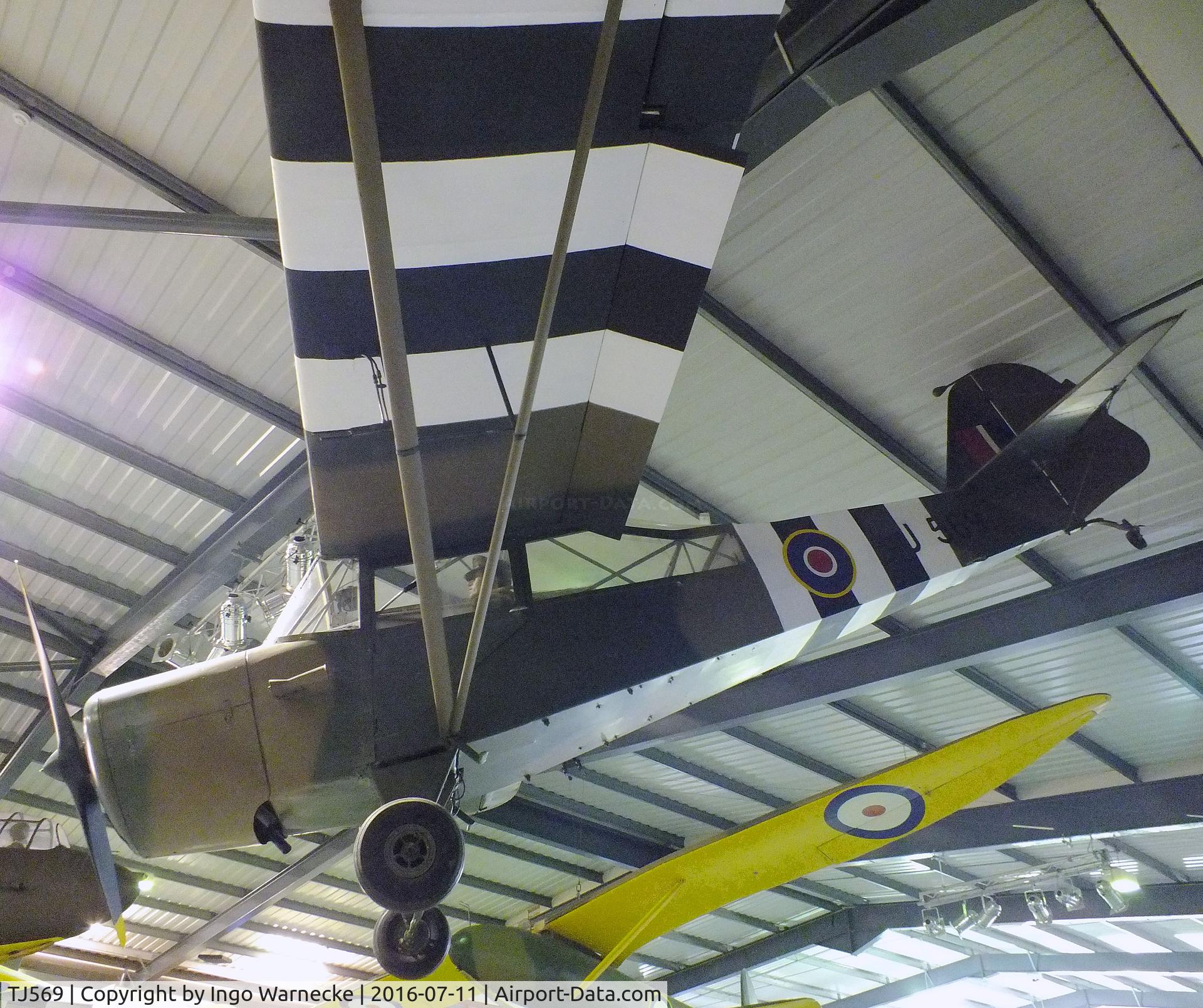 TJ569, 1945 Taylorcraft J Auster 5 C/N 1579, Taylorcraft J Auster 5 at the Museum of Army Flying, Middle Wallop