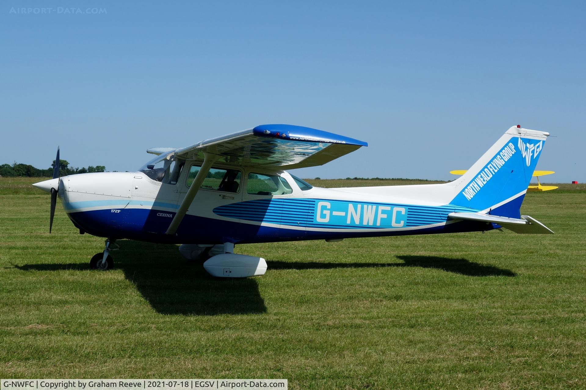 G-NWFC, 1985 Cessna 172P C/N 172-76305, Parked at Old Buckenham.