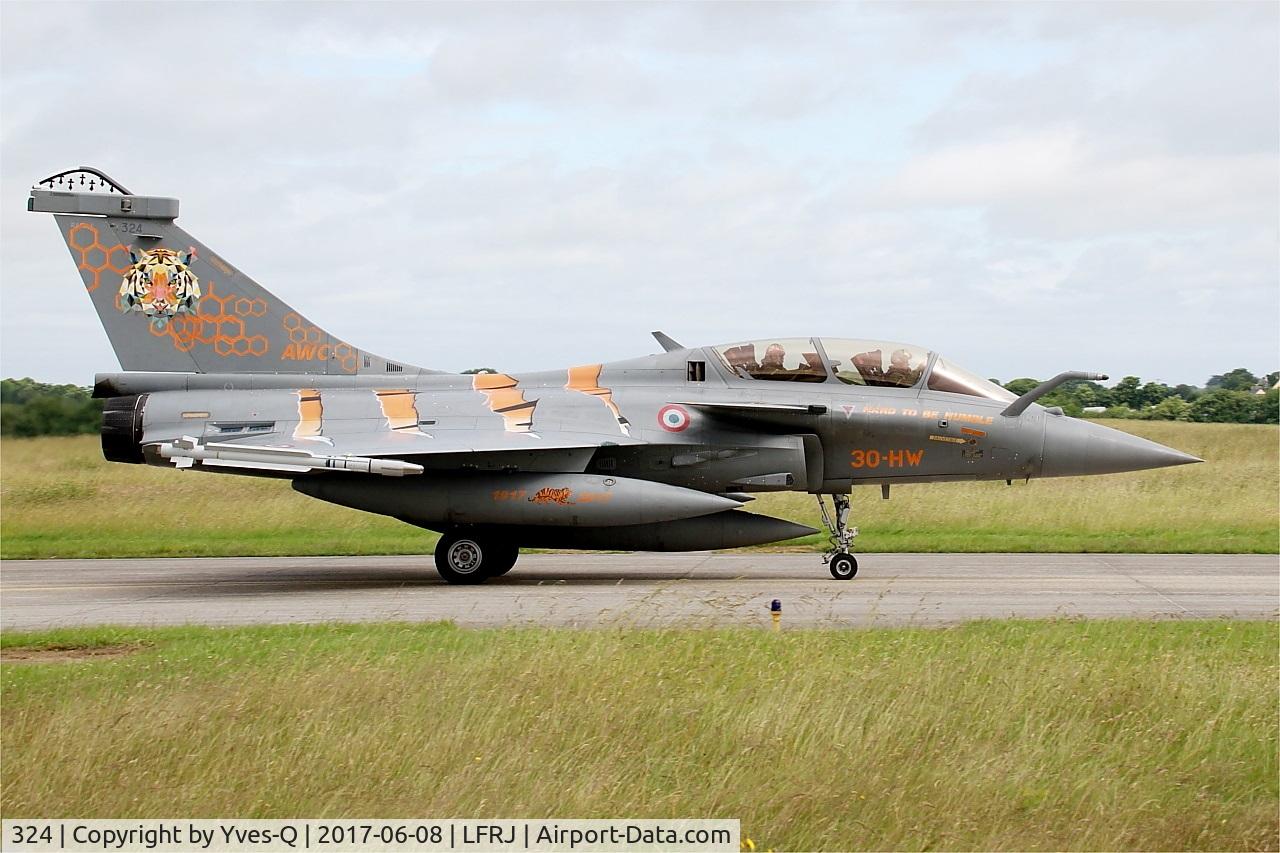 324, Dassault Rafale B C/N 324a, Dassault Rafale B, Taxiing to flight line, Landivisiau Naval Air Base (LFRJ) Tiger Meet 2017