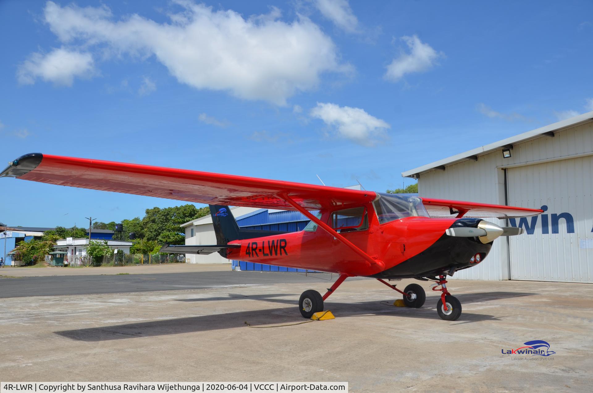 4R-LWR, 1978 Cessna 152 C/N 15281855, 4R-LWR Parked In Front of Lakwin Aviation (PVT) Ltd. at Colombo International Airport, Ratmalana Sri Lanka