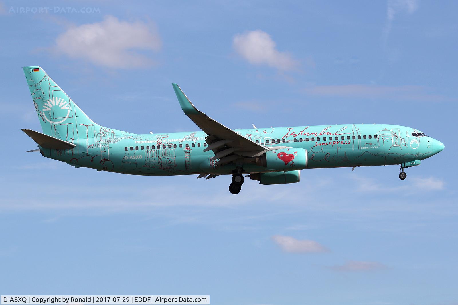 D-ASXQ, 2005 Boeing 737-8FH C/N 30826, at fra