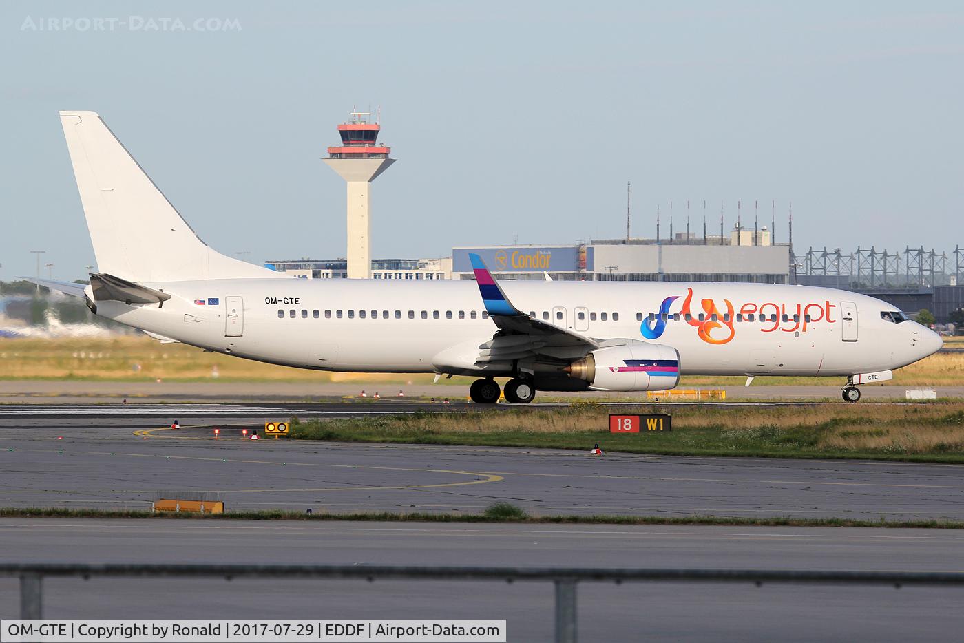 OM-GTE, 2000 Boeing 737-8AS C/N 29925, at fra