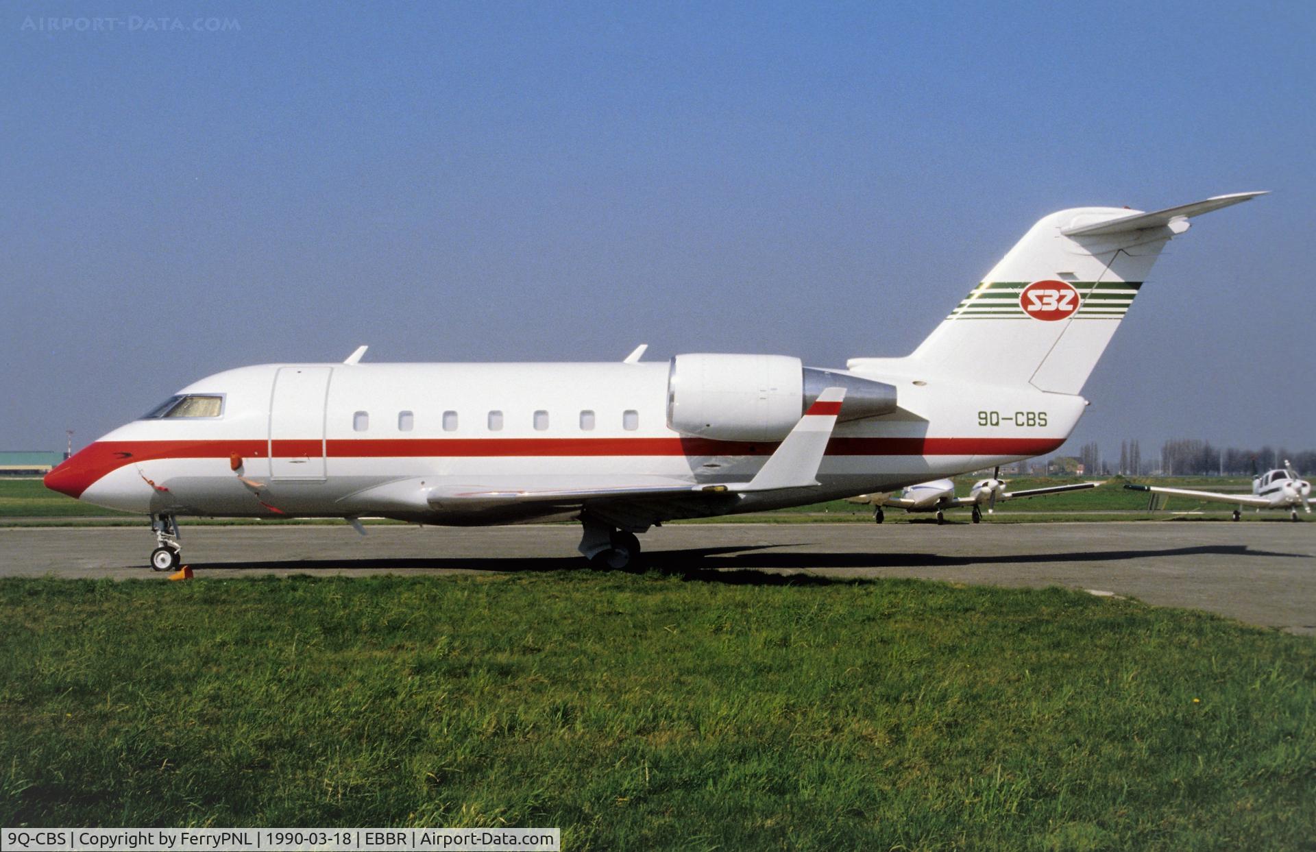9Q-CBS, 1988 Canadair Challenger 601-3A (CL-600-2B16) C/N 5018, SCIBE Airlift CL601 at the GA in BRU