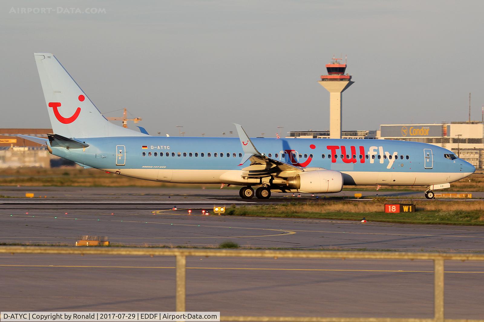 D-ATYC, 2011 Boeing 737-8K5 C/N 37259, at fra
