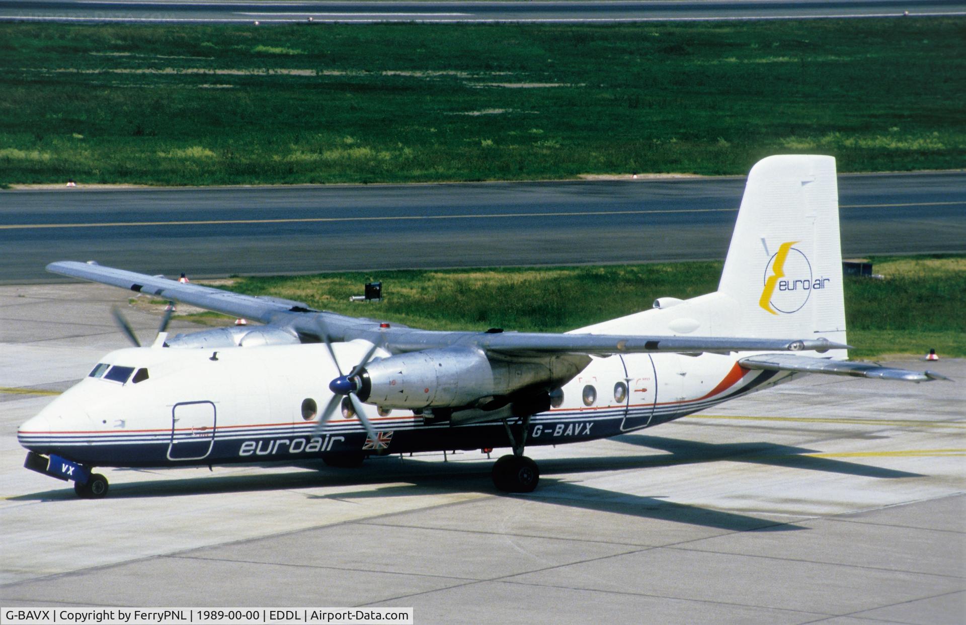 G-BAVX, 1967 Handley Page HPR-7 Herald 214 C/N 194, Euroair Herald operated by BAF