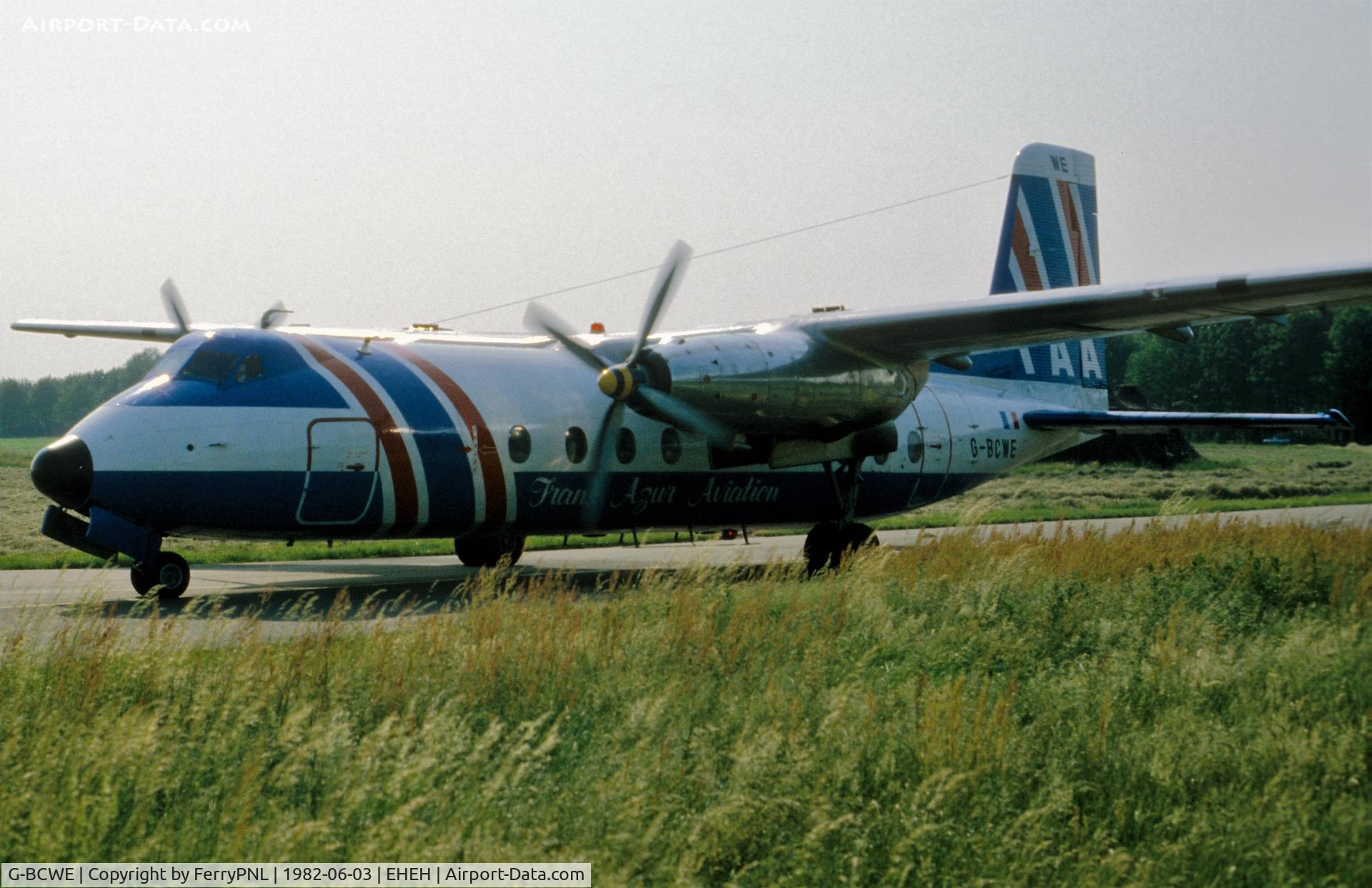 G-BCWE, 1962 Handley Page HPR-7 Herald 206 C/N 166, Trans Azur Aviation in EIN