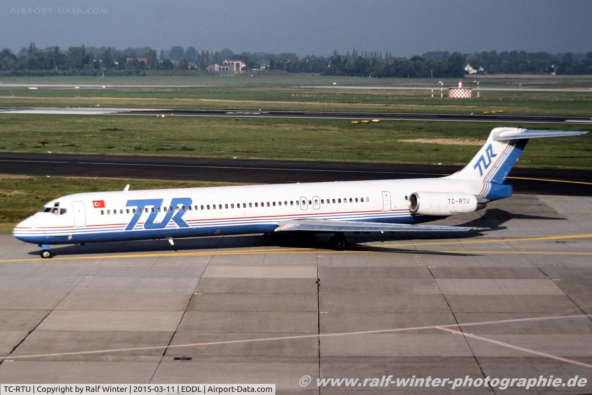 TC-RTU, 1988 McDonnell Douglas MD-83 C/N 49708, McDonnel Douglas MD-83 - TUR European Airways - 49708 - TC-RTU - 1994 - DUS