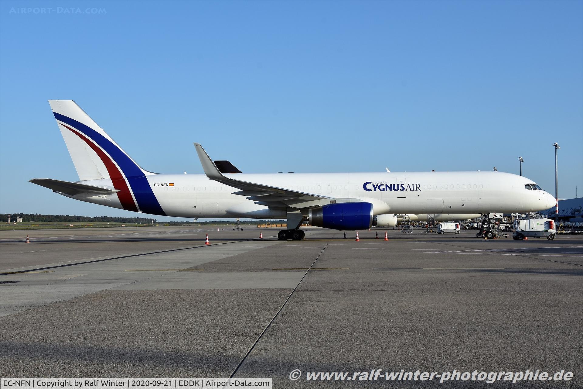 EC-NFN, 1991 Boeing 757-223F C/N 24617, Boeing 757-223(PCF)(W) - RGN Cygnus Air - 24617 - EC-NFN - 21.09.2020 - CGN