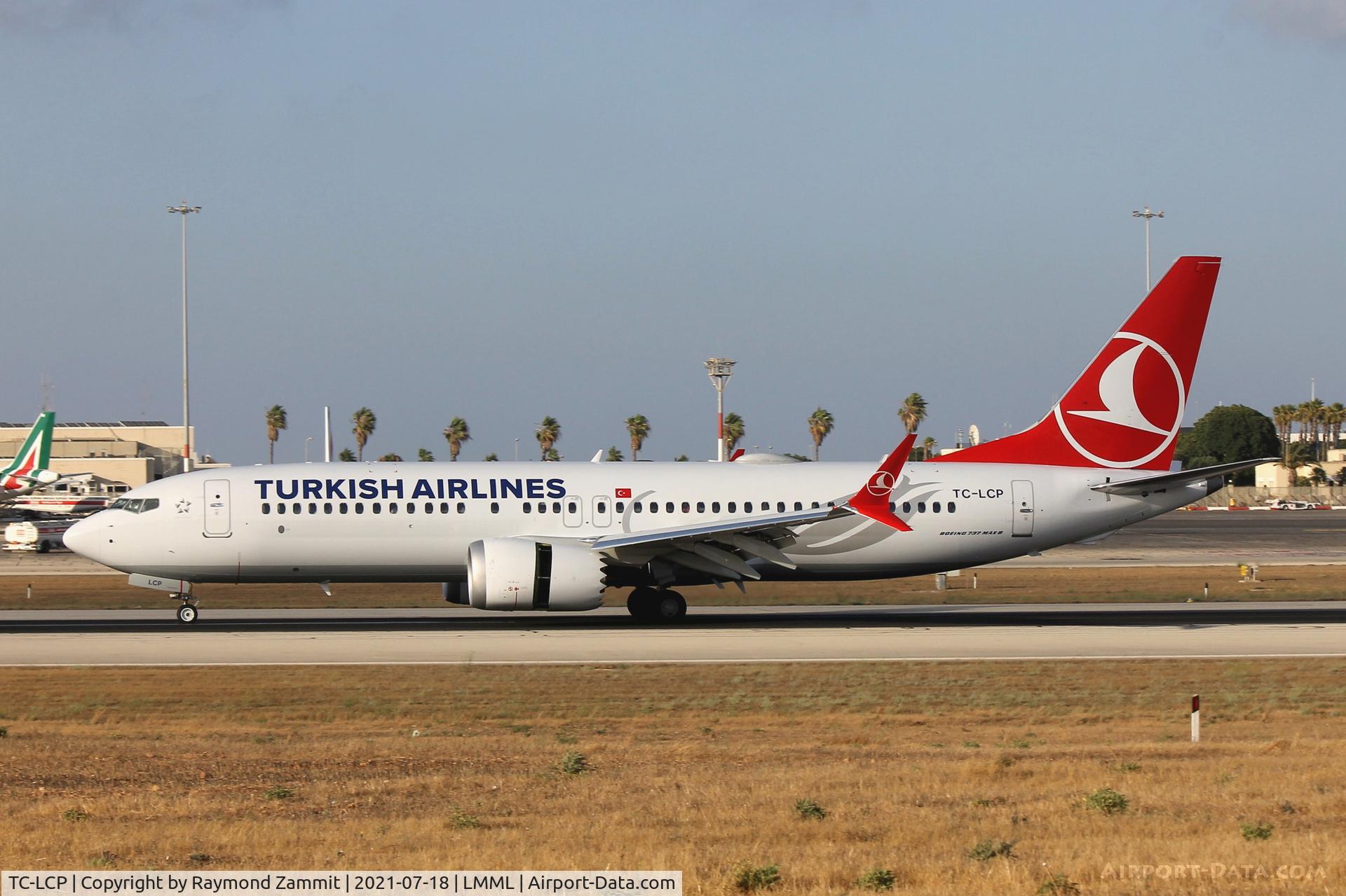 TC-LCP, Boeing 737-8 MAX C/N 60058, B737-8 MX TC-LCP Turkish Airlines