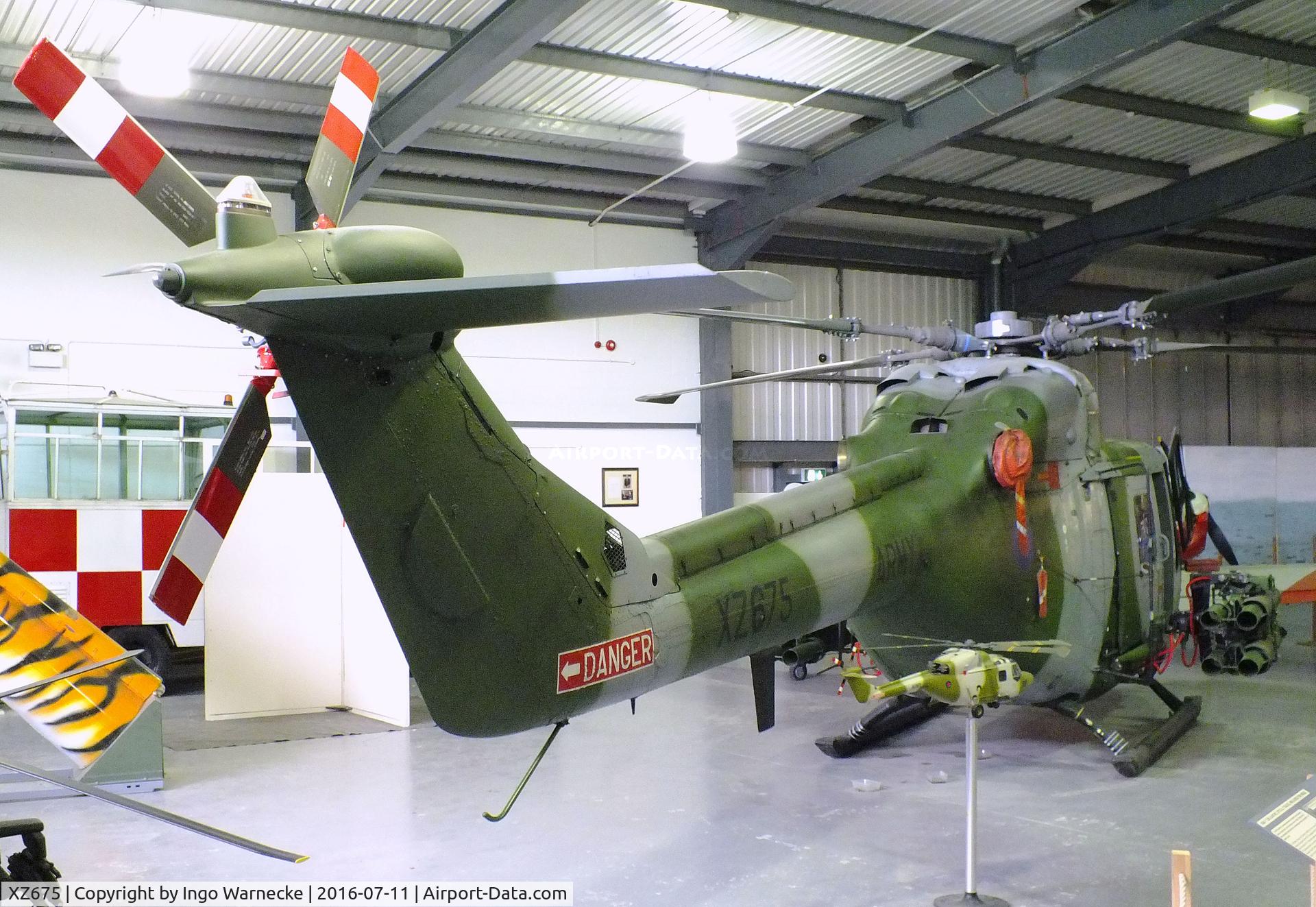 XZ675, 1981 Westland Lynx AH.7 C/N 240, Westland Lynx AH7 at the Museum of Army Flying, Middle Wallop