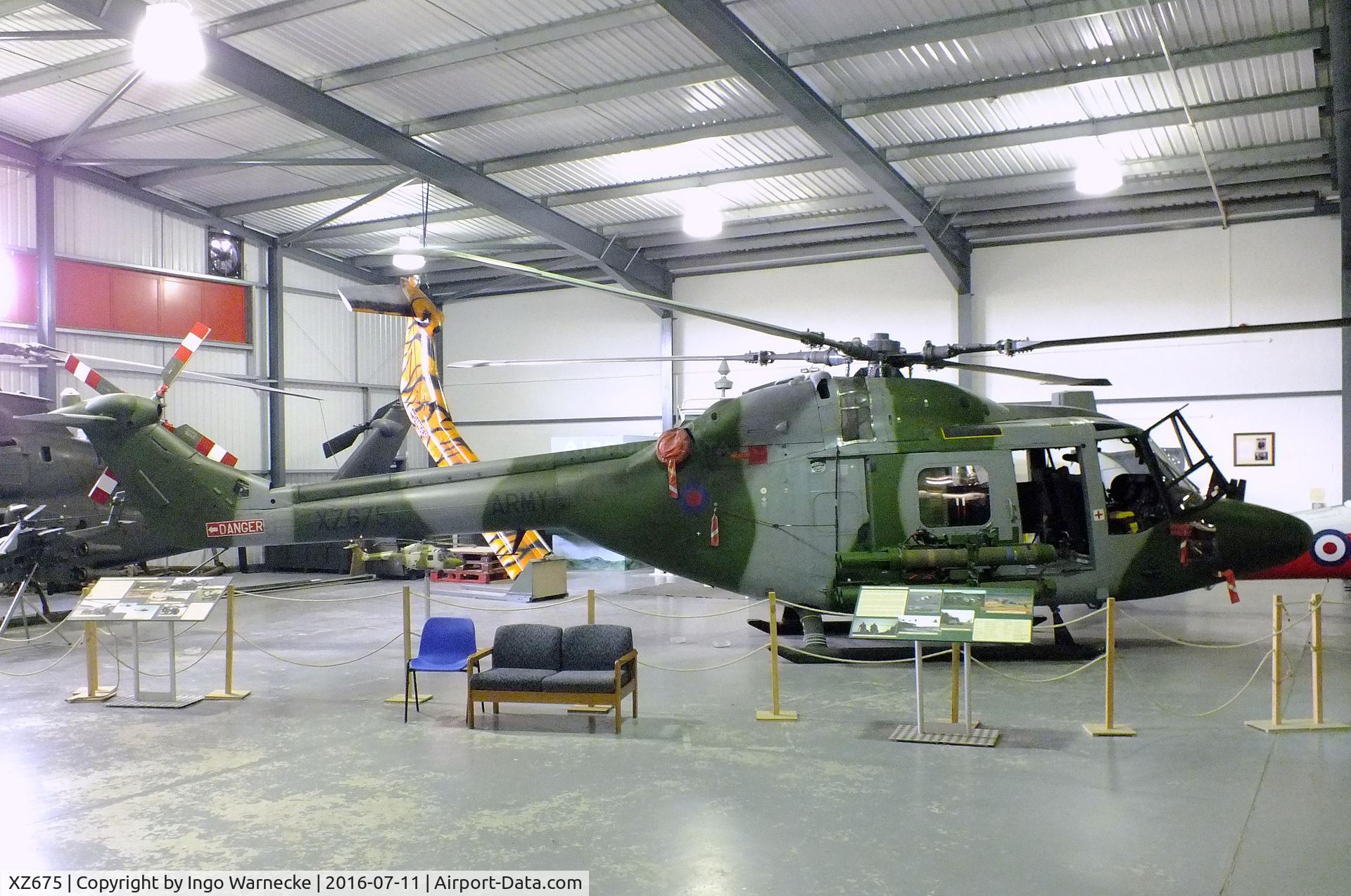 XZ675, 1981 Westland Lynx AH.7 C/N 240, Westland Lynx AH7 at the Museum of Army Flying, Middle Wallop