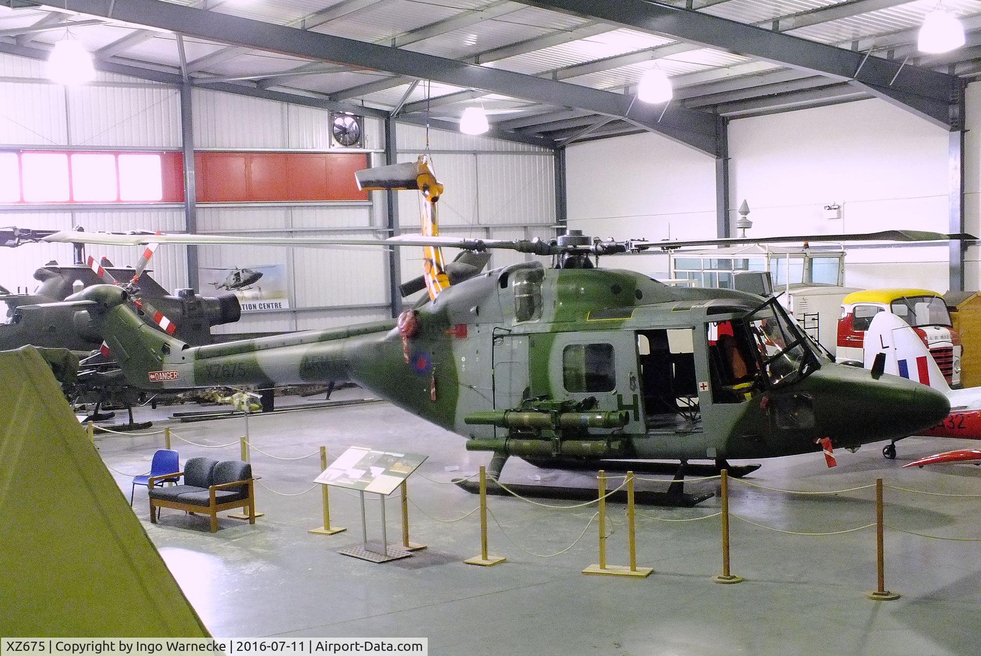 XZ675, 1981 Westland Lynx AH.7 C/N 240, Westland Lynx AH7 at the Museum of Army Flying, Middle Wallop