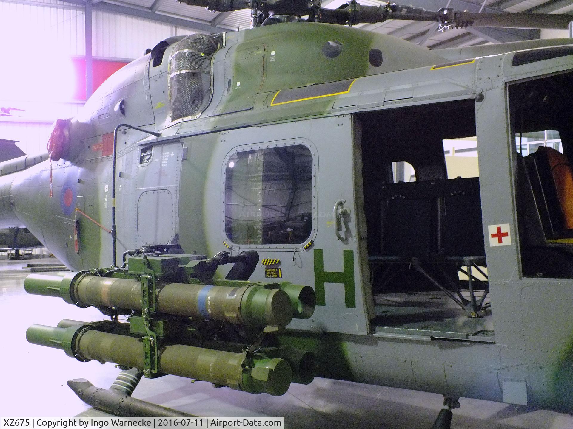 XZ675, 1981 Westland Lynx AH.7 C/N 240, Westland Lynx AH7 at the Museum of Army Flying, Middle Wallop