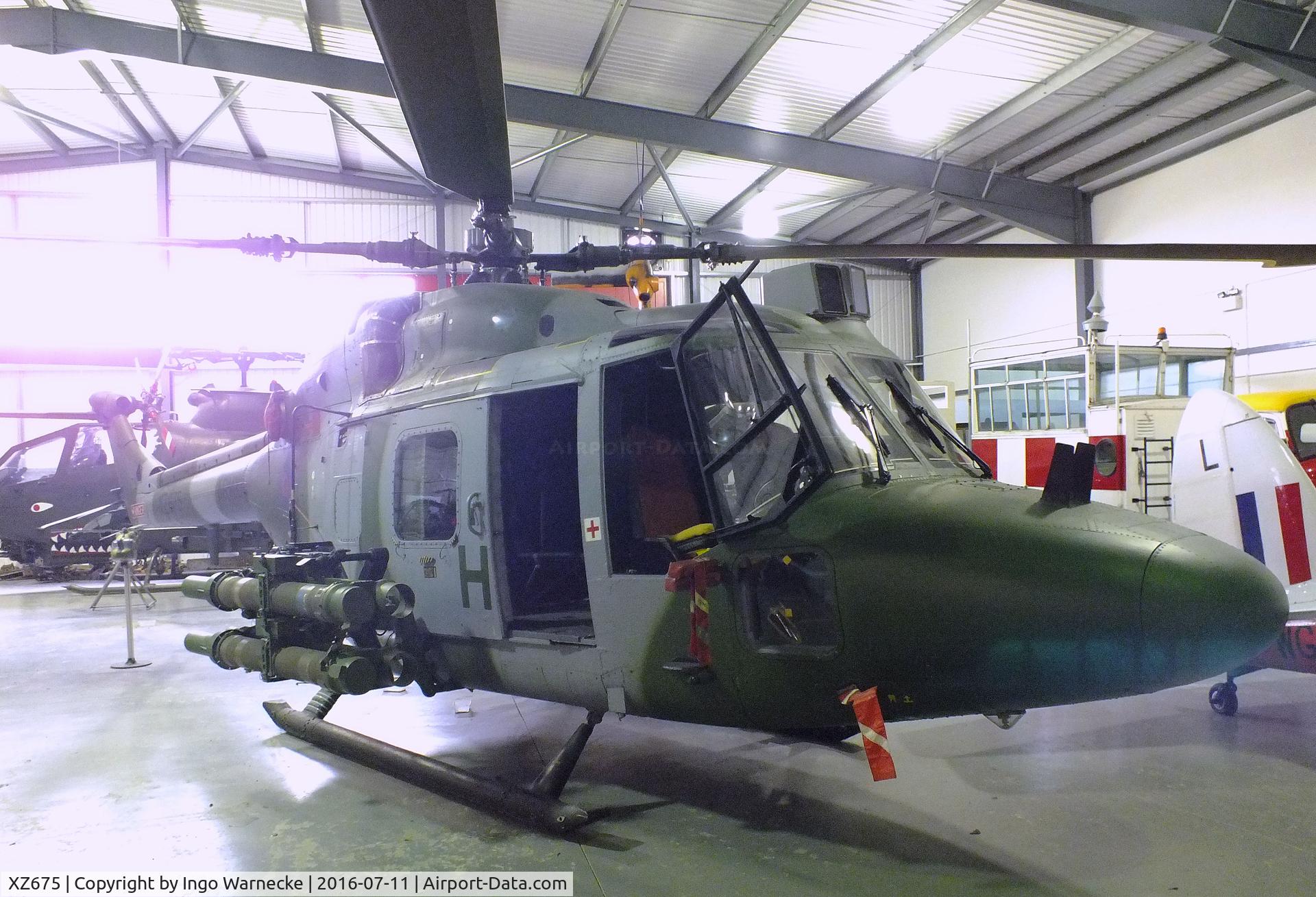 XZ675, 1981 Westland Lynx AH.7 C/N 240, Westland Lynx AH7 at the Museum of Army Flying, Middle Wallop