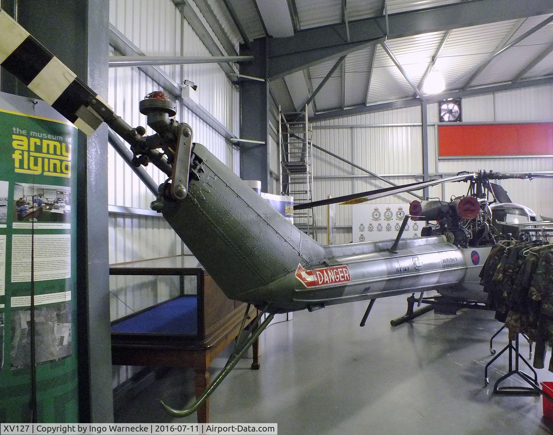 XV127, Westland Scout AH.1 C/N F9702, Westland Scout AH1 at the Museum of Army Flying, Middle Wallop