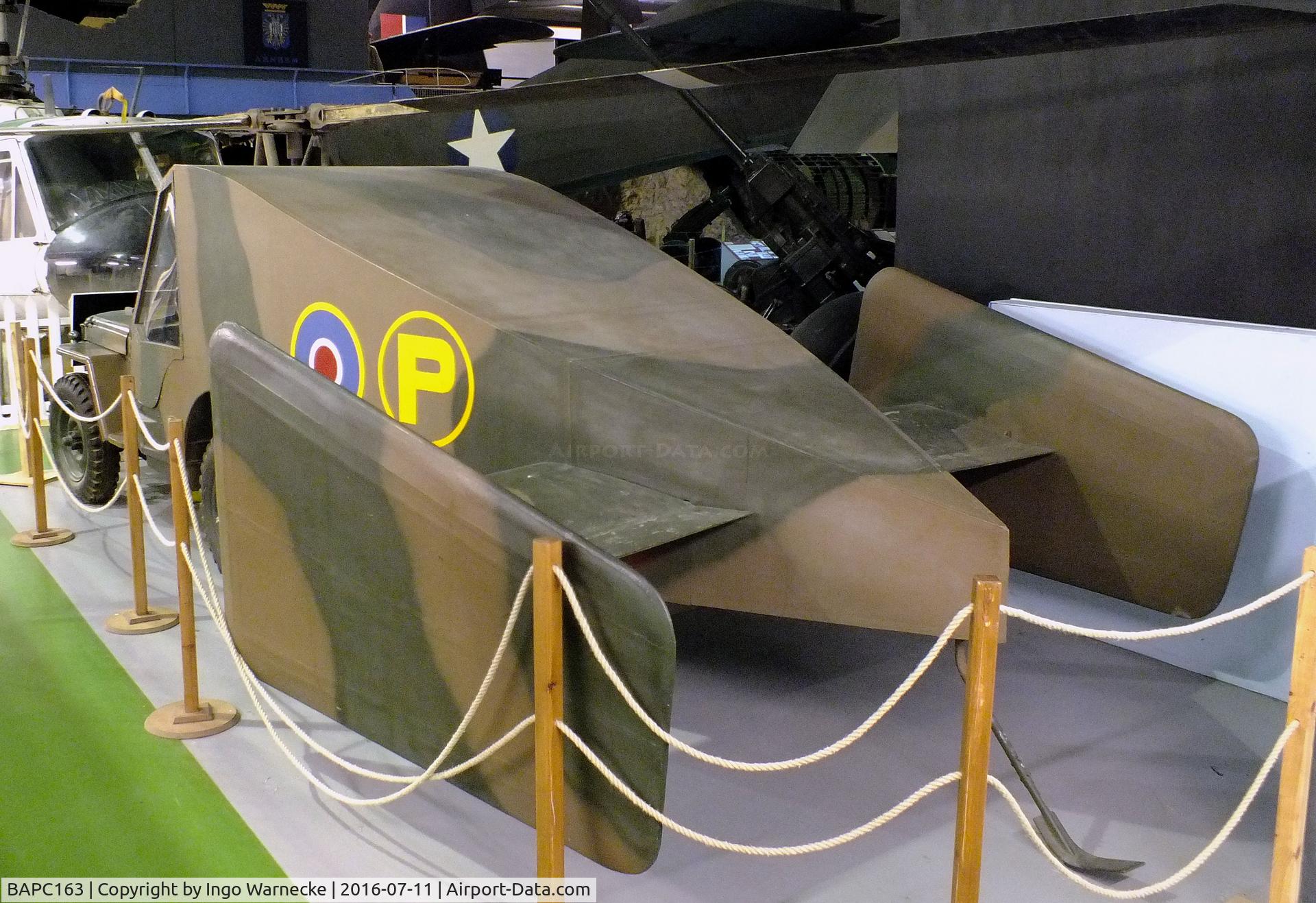 BAPC163, 1942 Hafner AFEE 10/42 Rotabuggy C/N BAPC.163, Hafner Rotabuggy / Malcolm Rotaplane / M.L. 10/42 Flying Jeep at the Museum of Army Flying, Middle Wallop