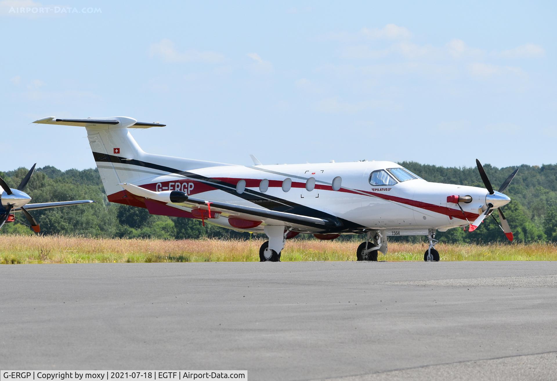 G-ERGP, 2015 Pilatus PC-12/47E C/N 1564, Pilatus PC-12/47E at Fairoaks. Ex LX-ERG