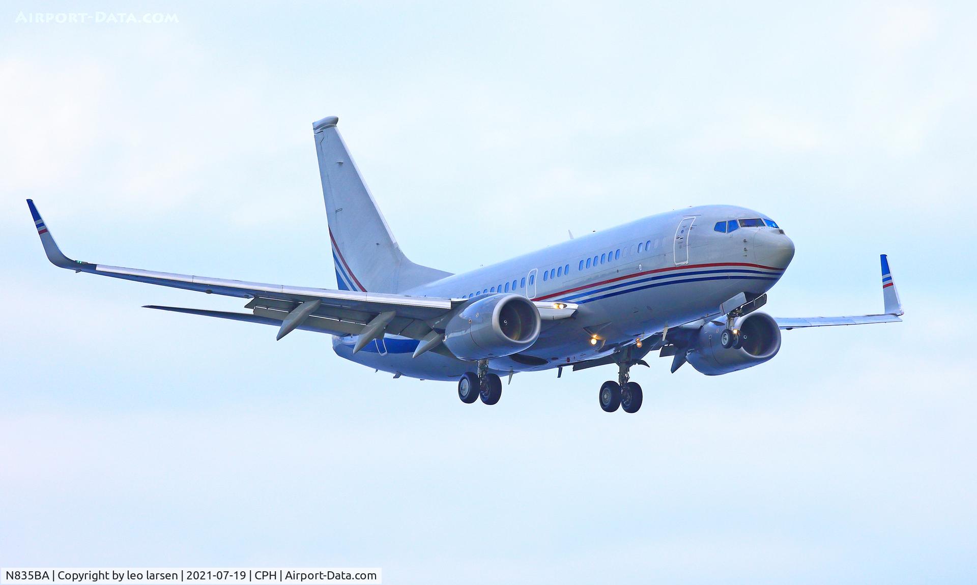 N835BA, 2001 Boeing 737-7BC C/N 30572, Copenhagen Kastrup 19.7.2021