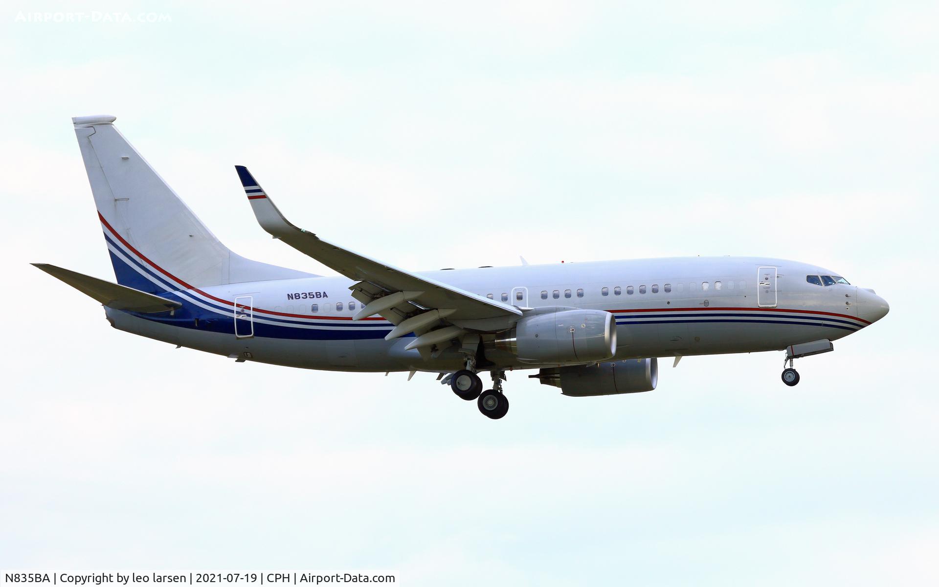 N835BA, 2001 Boeing 737-7BC C/N 30572, Copenhagen 19.7.2021