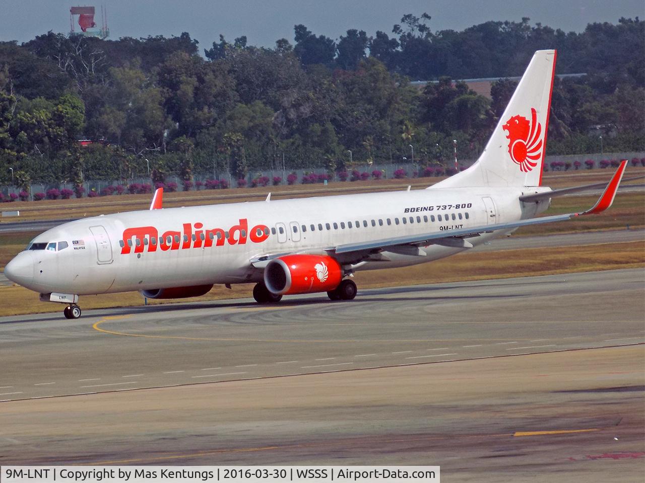 9M-LNT, 2015 Boeing 737-8GP C/N 39866, This picture were taken on 30 March 2016 when i'm going to takeoff to jakarta
