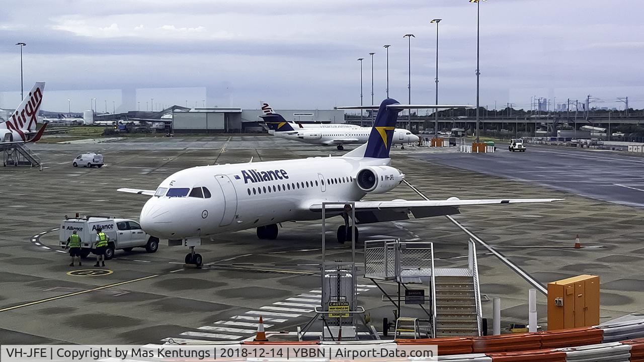 VH-JFE, 1995 Fokker 70 (F-28-0070) C/N 11545, This picture were 14 December 2018