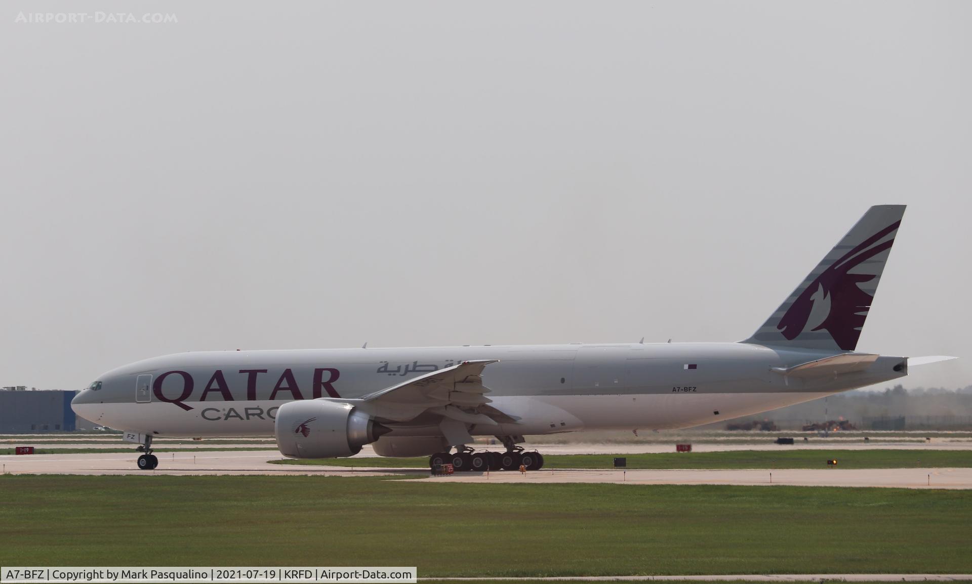 A7-BFZ, 2021 Boeing 777-F C/N 66872, Boeing 777-F