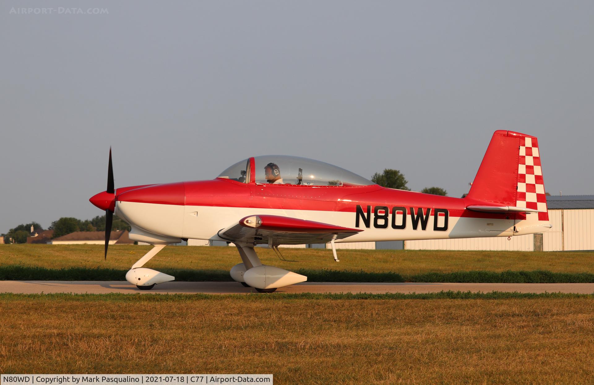 N80WD, 2006 Vans RV-8A C/N 82449, Vans RV-8A