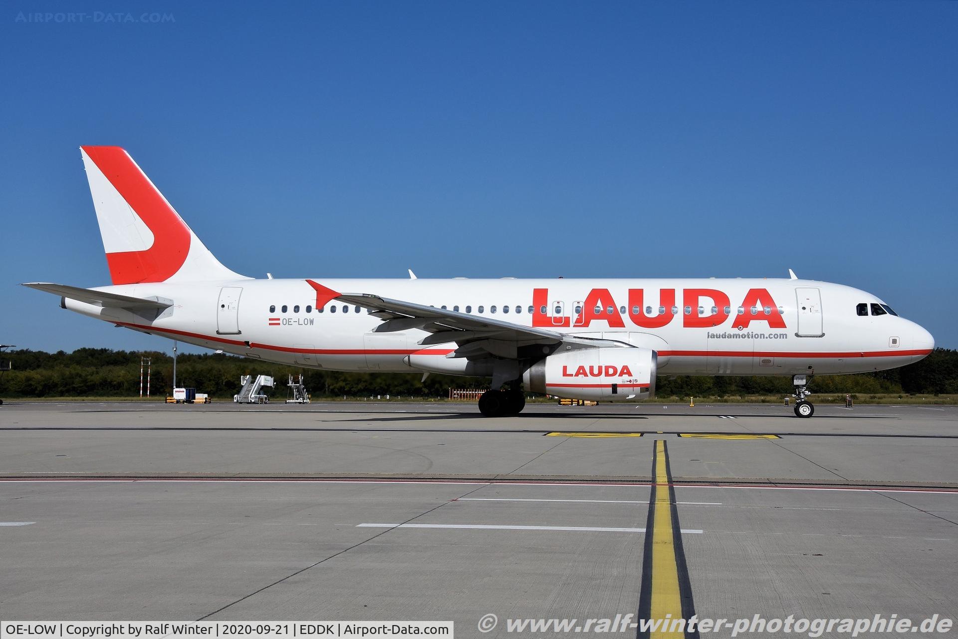 OE-LOW, 2004 Airbus A320-233 C/N 2252, Airbus A320-232 - OE LDM LaudaMotion - 2252 - OE-LOW - 21.09.2020 - CGN