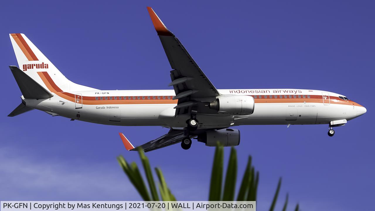 PK-GFN, 2011 Boeing 737-86N C/N 38033/3607, This photo were taken today