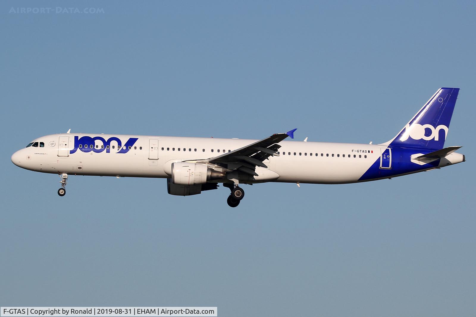 F-GTAS, 2008 Airbus A321-212 C/N 3419, at spl