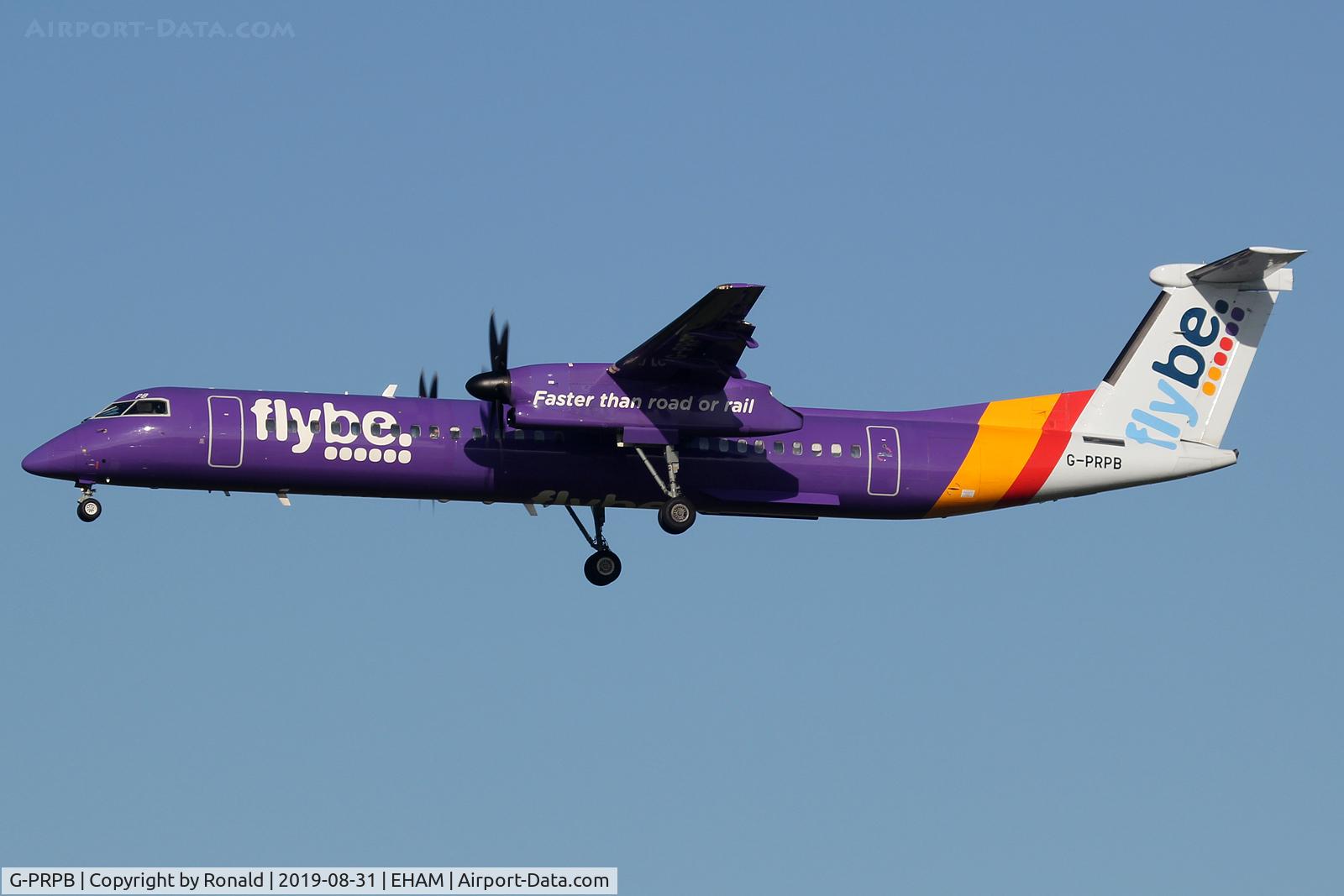 G-PRPB, 2010 Bombardier DHC-8-402 Dash 8 C/N 4333, at spl