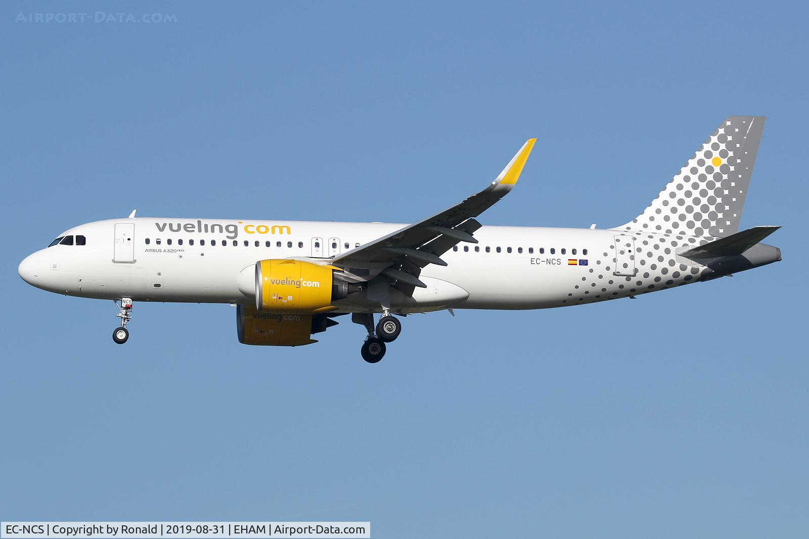 EC-NCS, 2019 Airbus A320-271N C/N 8818, at spl