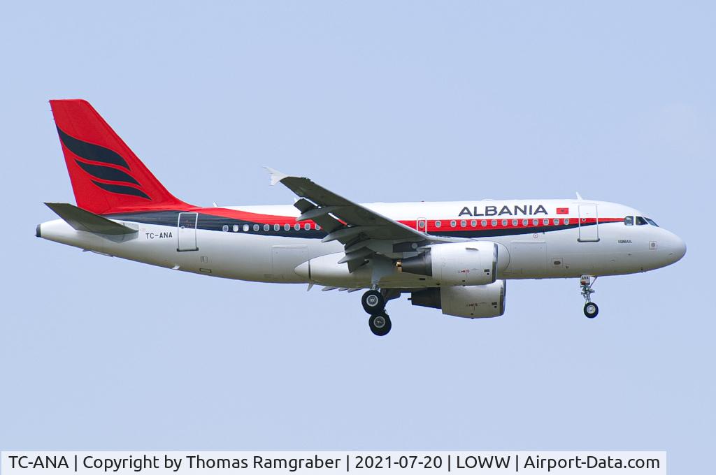 TC-ANA, 2000 Airbus ACJ319 (A319-115/CJ) C/N 1002, Albania - Government Airbus A319(CJ)