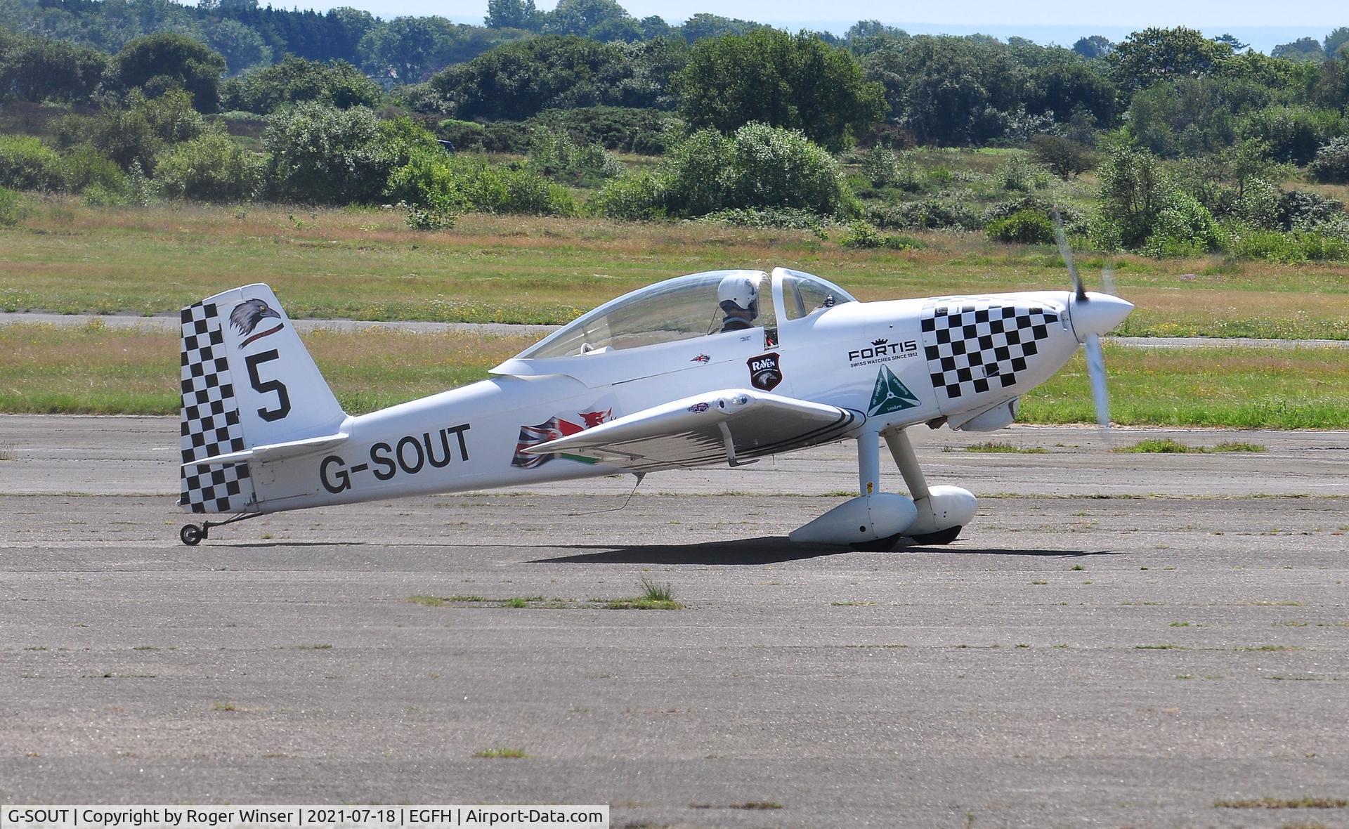 G-SOUT, 2006 Vans RV-8 C/N PFA 303-13295, Raven 5 in Team Raven.