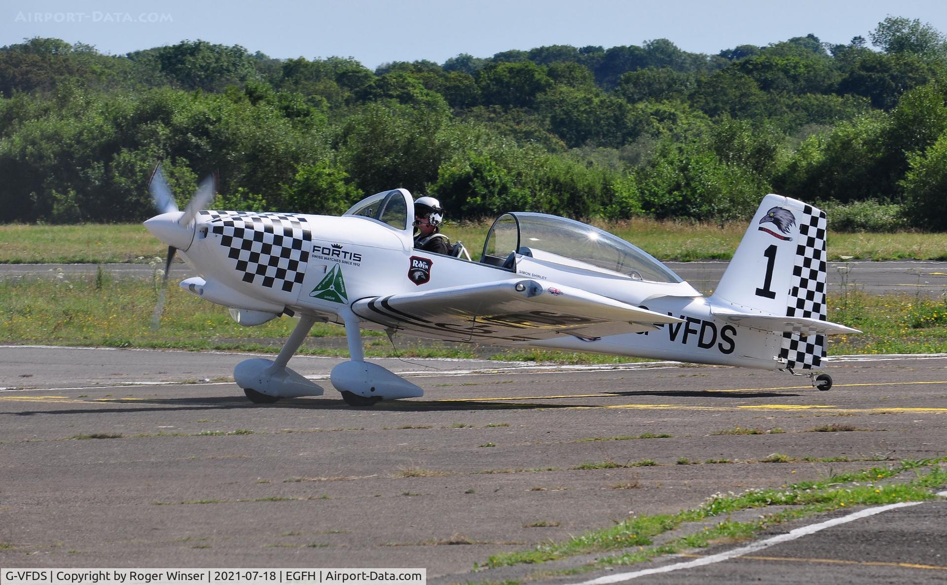 G-VFDS, 2012 Vans RV-8 C/N PFA 303-14637, Raven 1 of Team Raven.