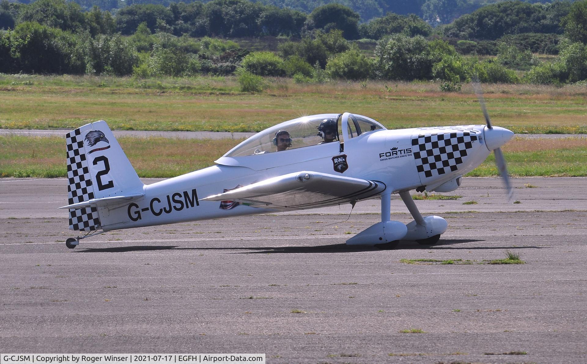 G-CJSM, 2016 Vans RV-8 C/N LAA 303-15296, Raven 2 of Team Raven.
