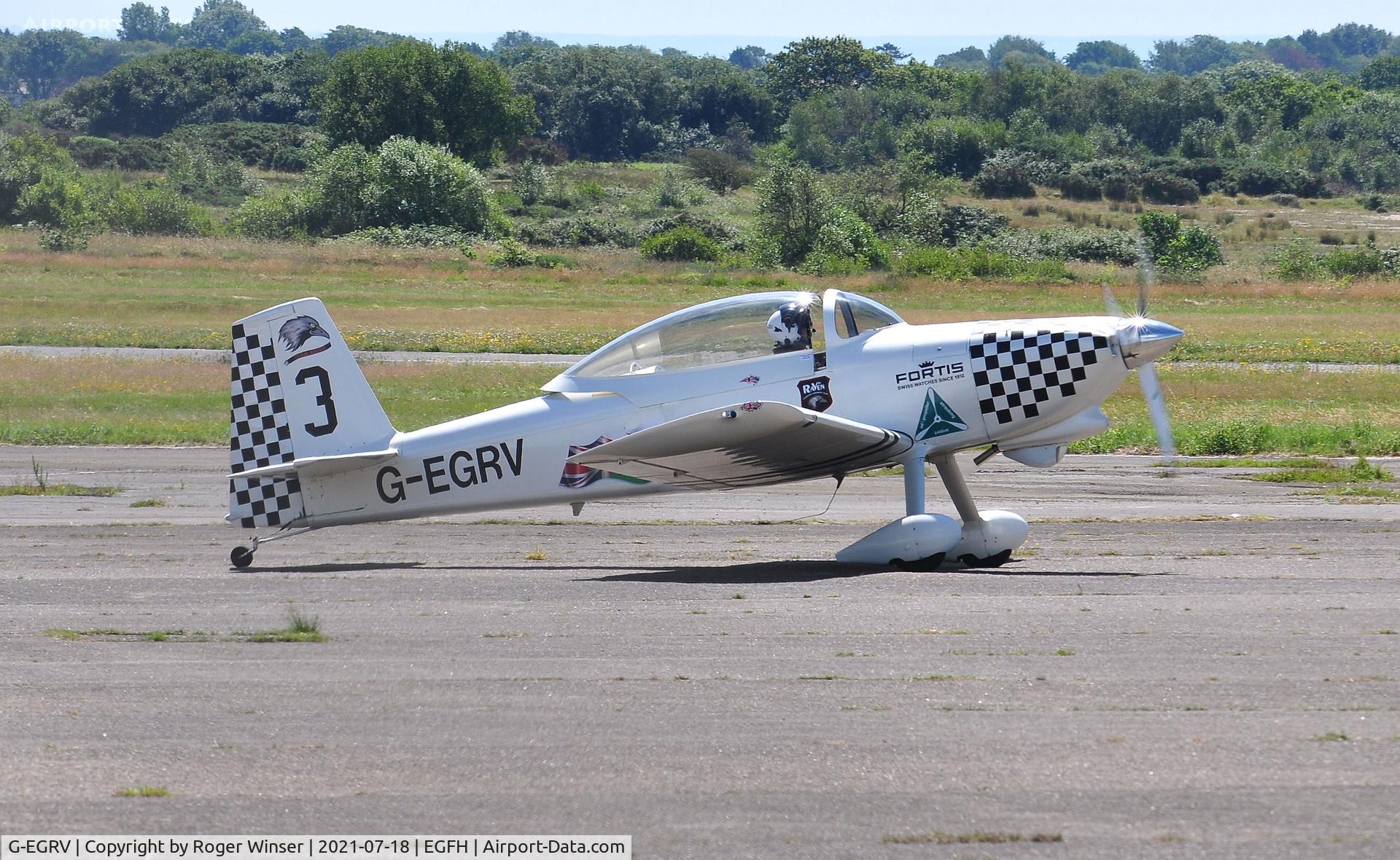 G-EGRV, 2007 Vans RV-8 C/N PFA 303-13639, Raven 3 in Team Raven.