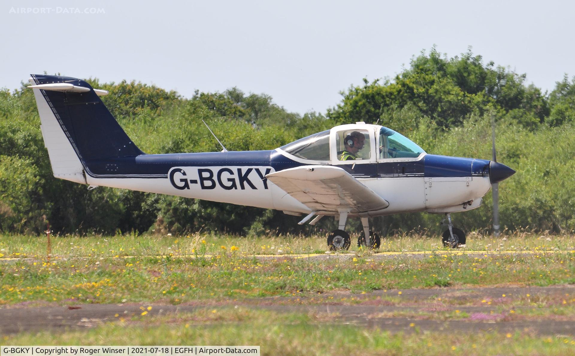 G-BGKY, 1978 Piper PA-38-112 Tomahawk Tomahawk C/N 38-78A0737, Resident Tomahawk operated by Cambrian Flying Club.