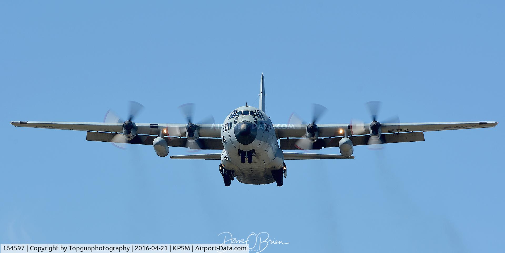 164597, Lockheed KC-130T-30 Hercules C/N 382-5260, Herc inbound RW16