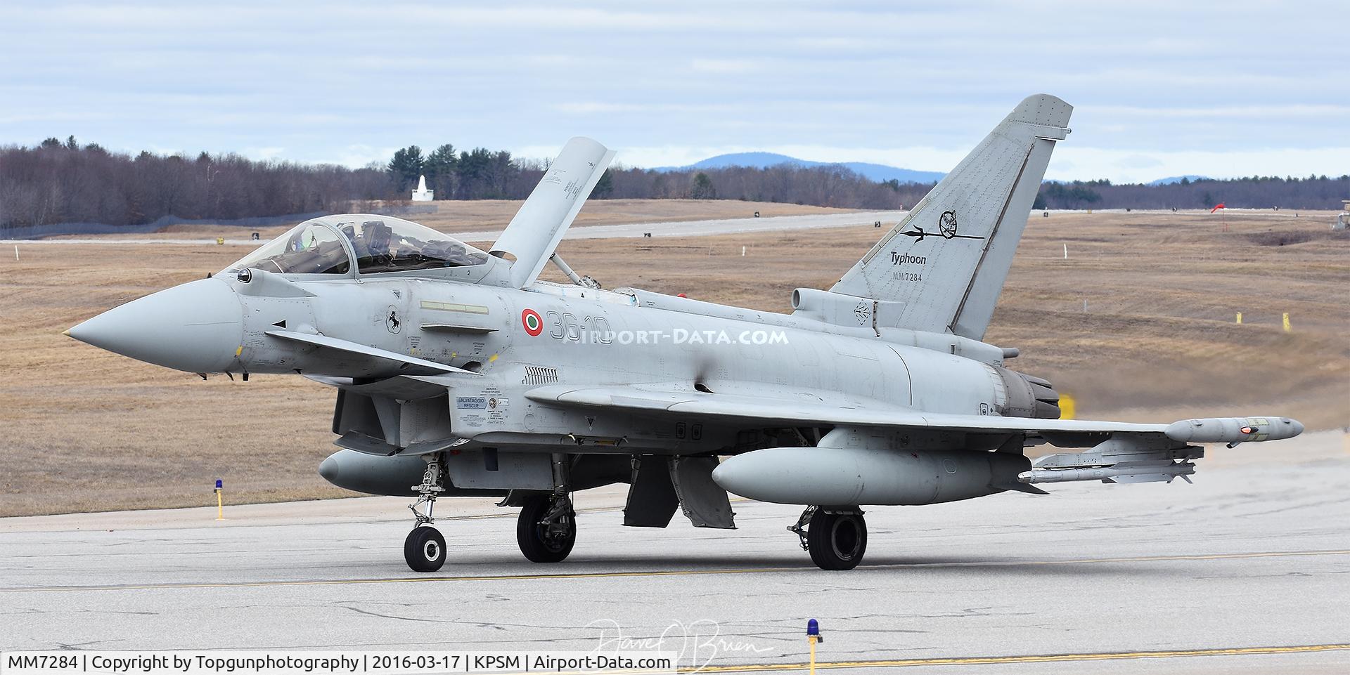 MM7284, Eurofighter EF-2000 Typhoon S C/N IS016, IAF Flight25 lead waves to the photogs as they prepare to take off for Red Flag 16-2