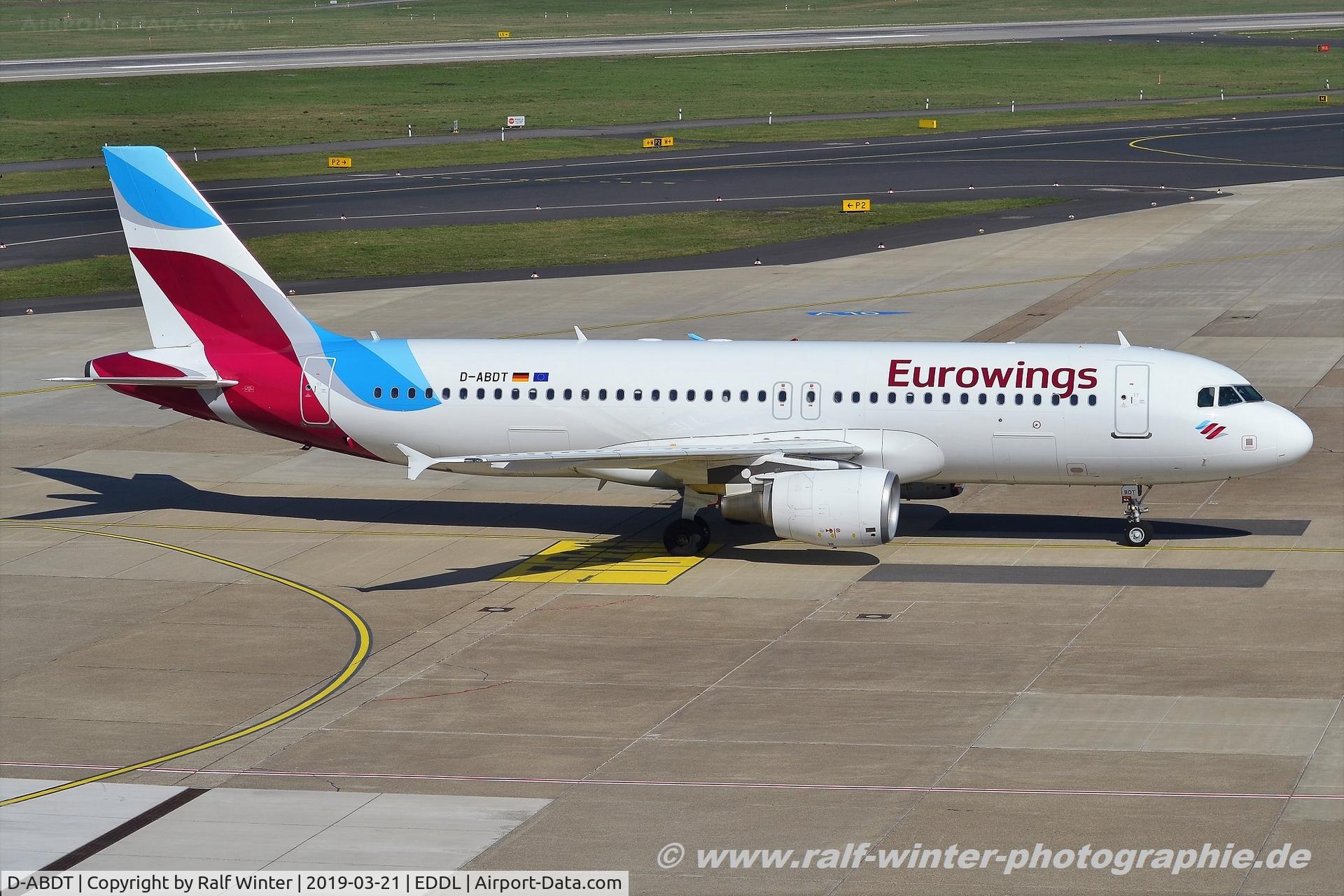 D-ABDT, 2008 Airbus A320-214 C/N 3422, Airbus A320-214 - EW EWG Eurowings - 3422 - D-ABDT - 21.03.2019 - DUS