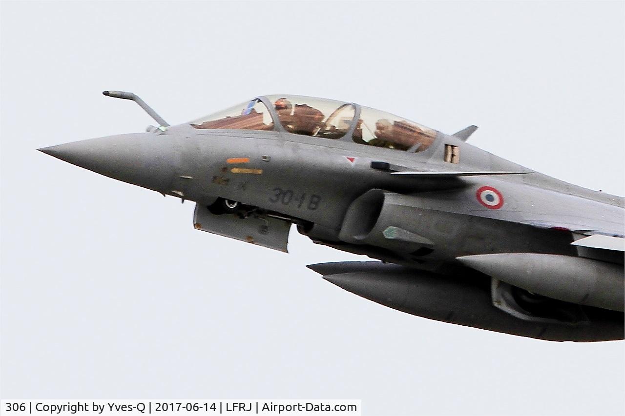 306, Dassault Rafale B C/N 306, Dassault Rafale B, Climbing from rwy 26, Landivisiau naval air base (LFRJ) Tiger Meet 2017