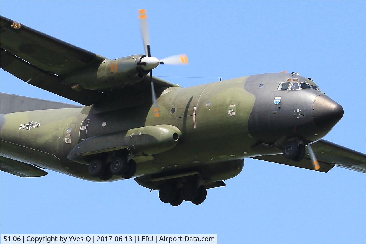 51 06, 1971 Transall C-160D C/N D-143, Transall C-160D, On final rwy 08, Landivisiau Naval Air Base (LFRJ) Tiger Meet 2017