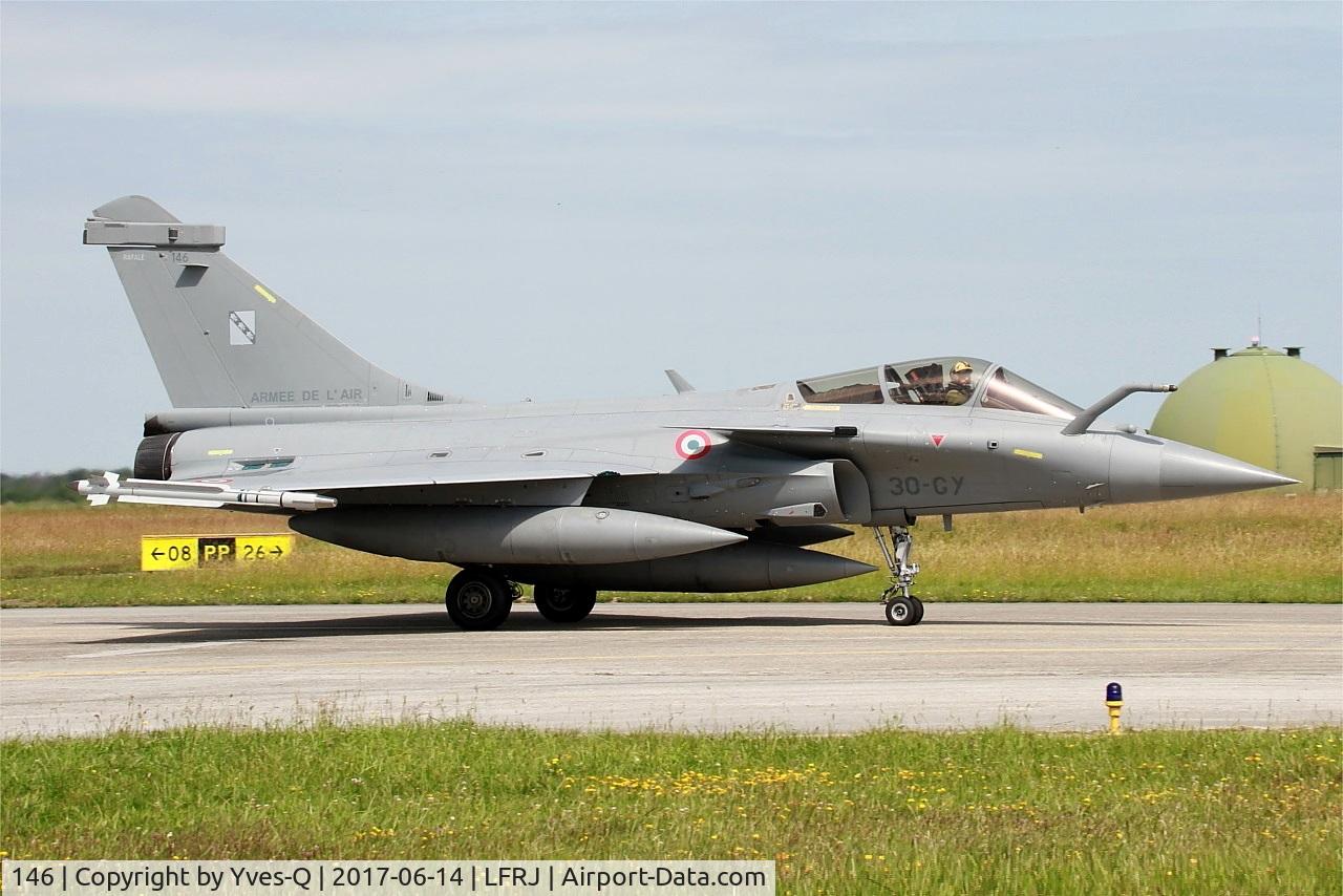 146, Dassault Rafale C C/N 146, Dassault Rafale C, Taxiing to flight line, Landivisiau Naval Air Base (LFRJ) Tiger Meet 2017