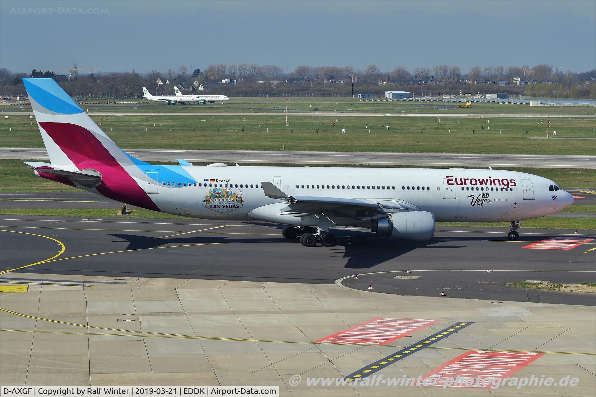 D-AXGF, 2004 Airbus A330-203 C/N 616, Airbus A330-202 - EW EWG Eurowings - 616 - D-AXGF - 21.03.2019 - CGN