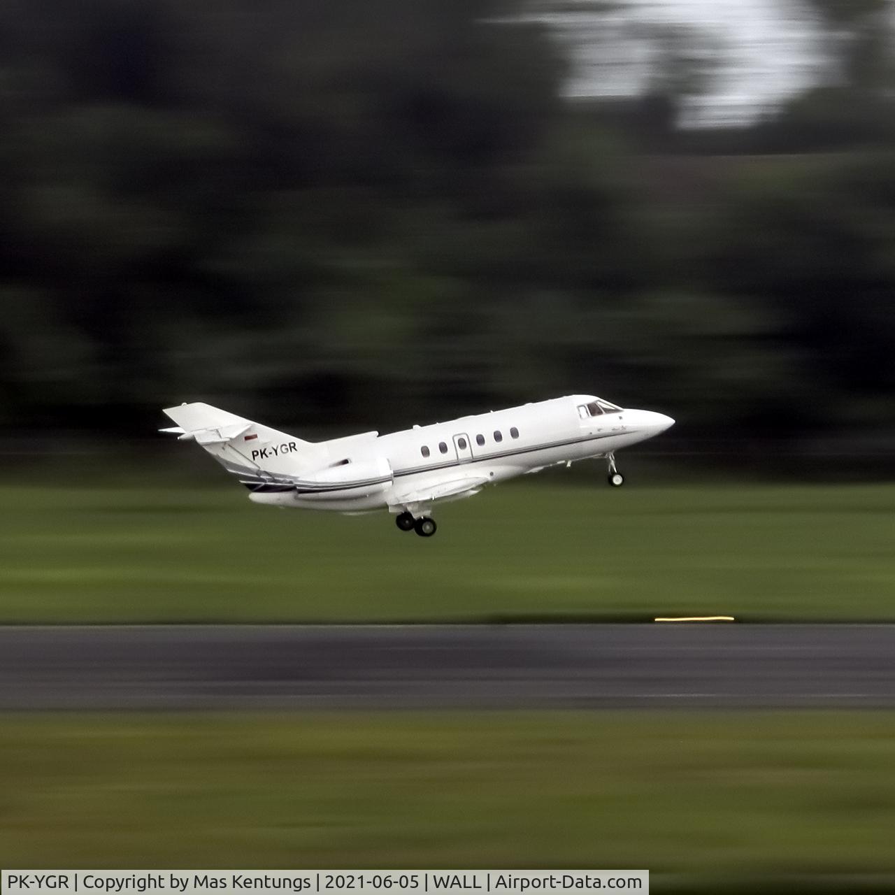 PK-YGR, 2005 Raytheon Hawker 800XP C/N 258741, this photo were taken at balikpapan