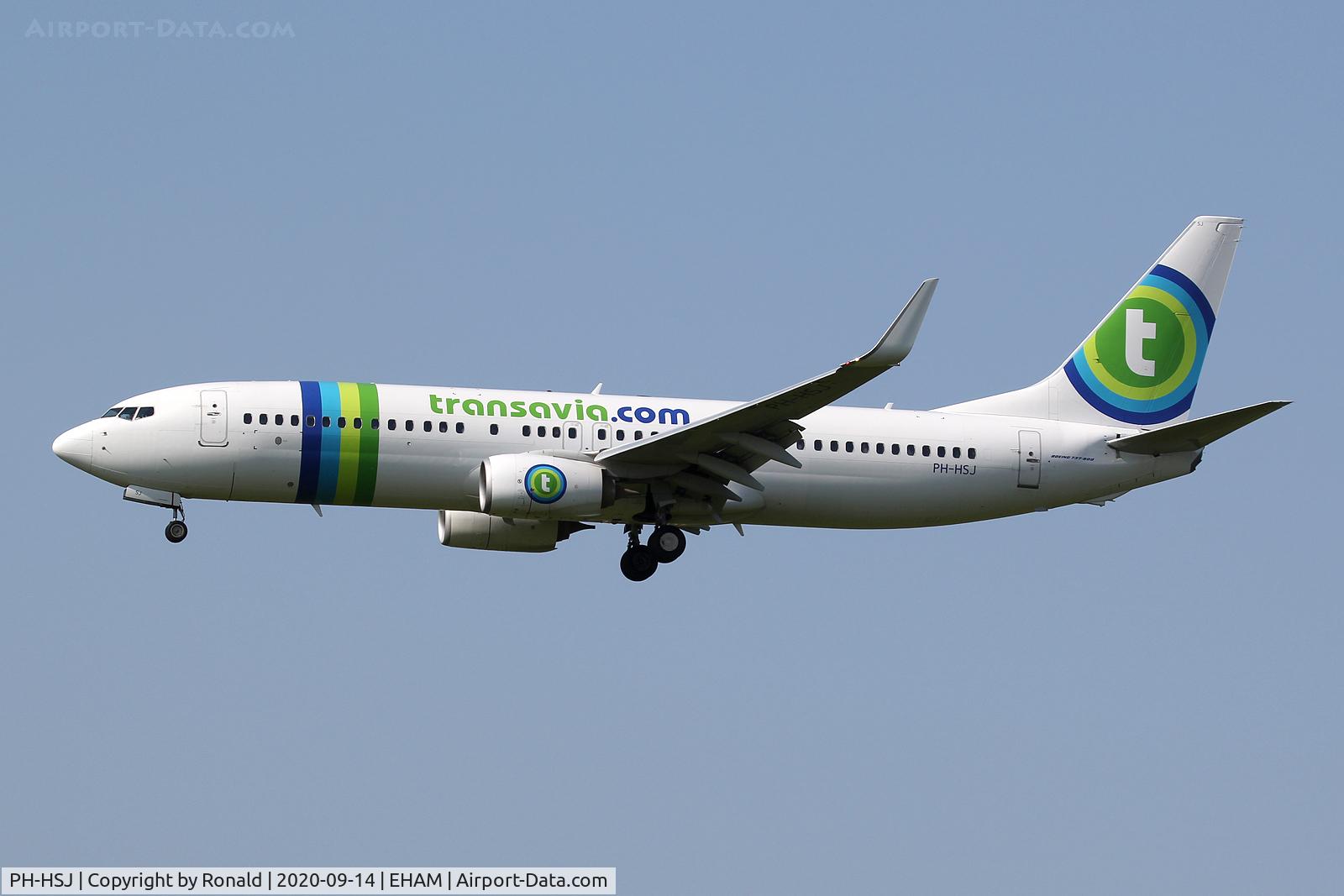 PH-HSJ, 2014 Boeing 737-8K2 C/N 42150, at spl