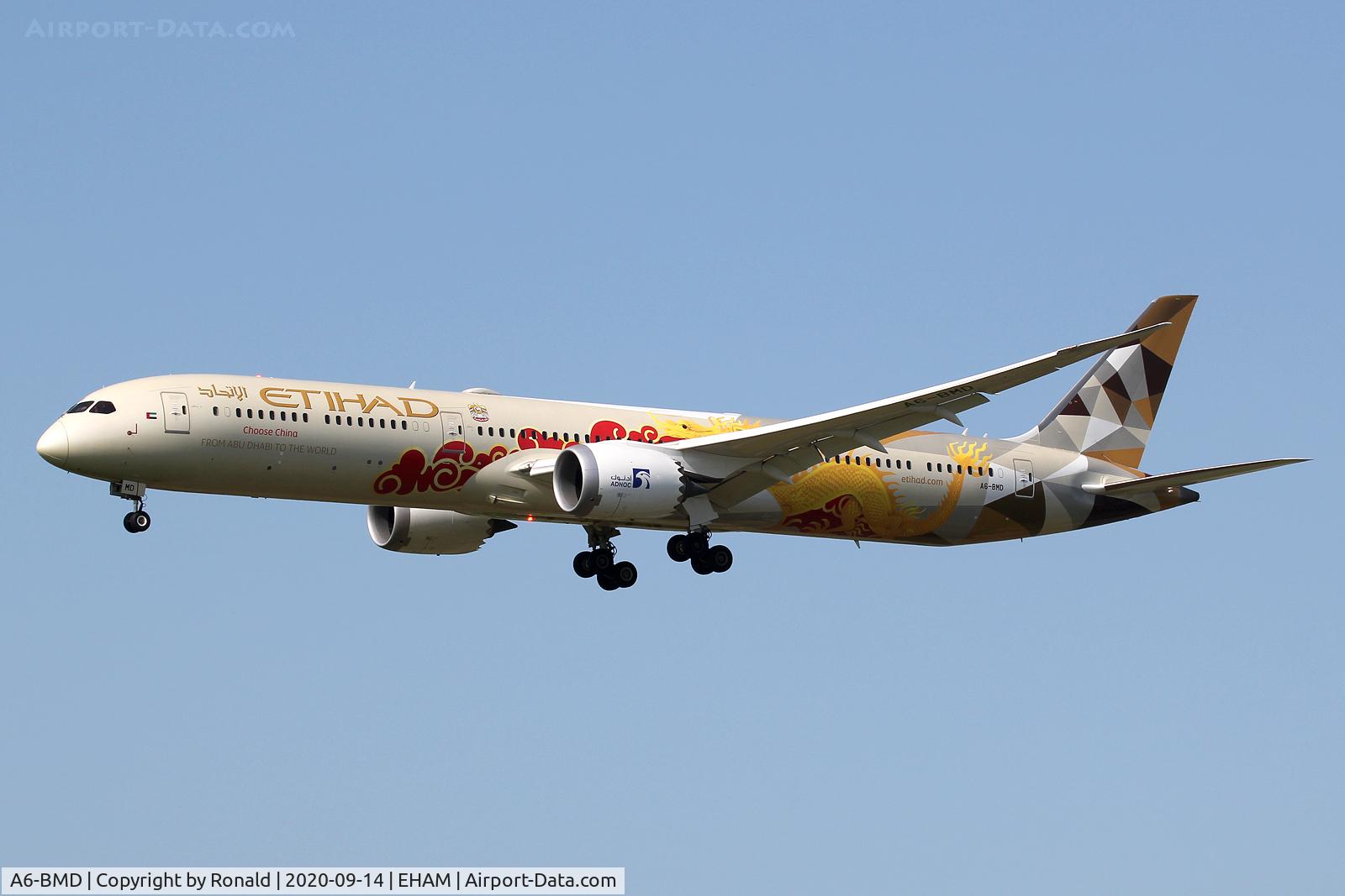 A6-BMD, 2018 Boeing 787-10 Dreamliner Dreamliner C/N 60758, at spl
