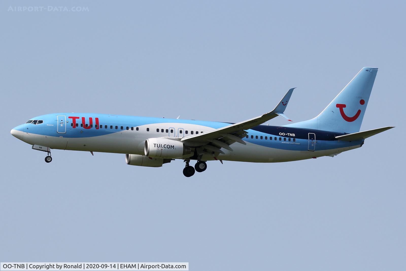 OO-TNB, 2009 Boeing 737-8K5 C/N 35149, at spl