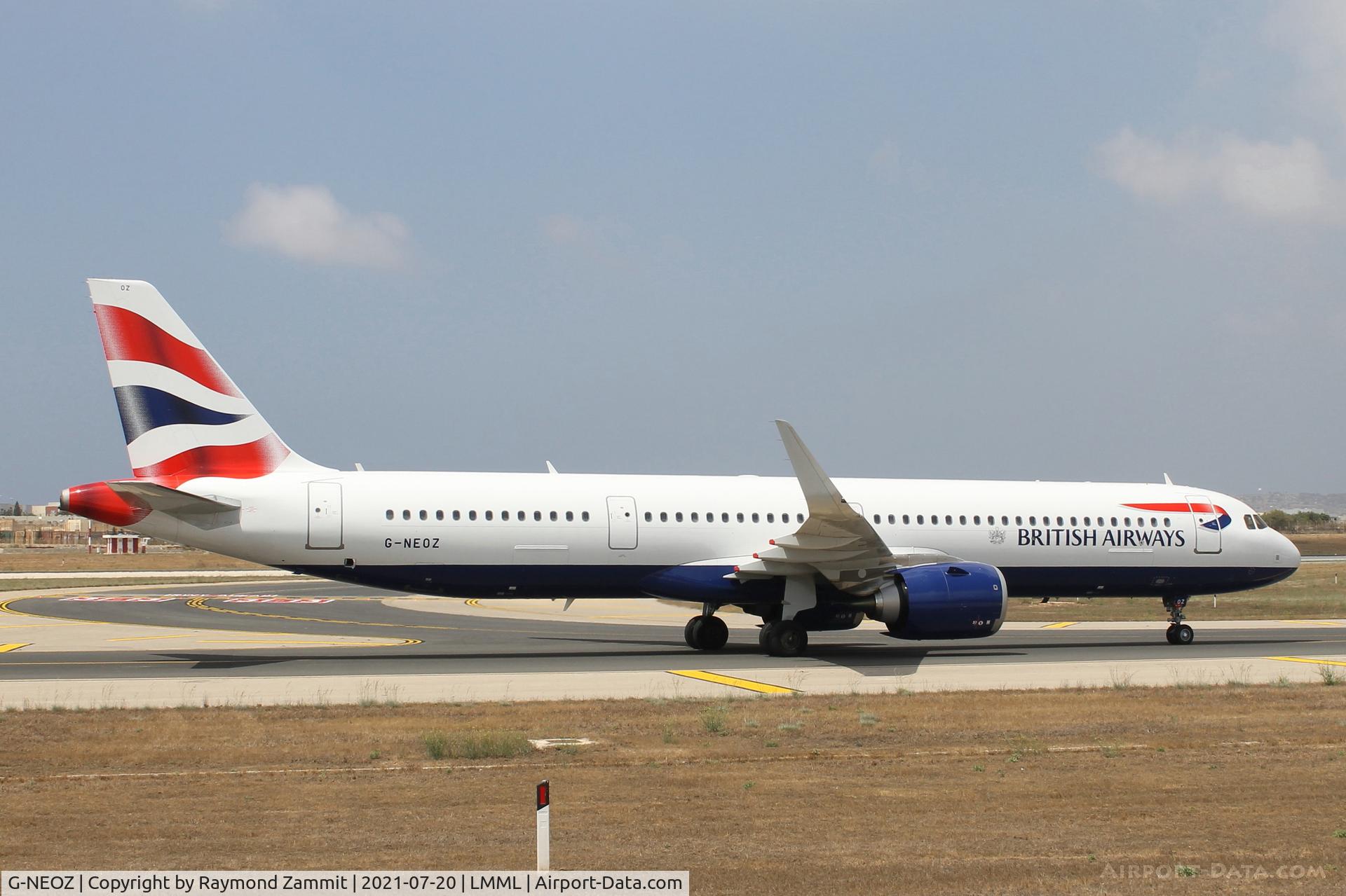 G-NEOZ, 2020 Airbus A321-251NX C/N 9123, A321 G-NEOZ British Airways